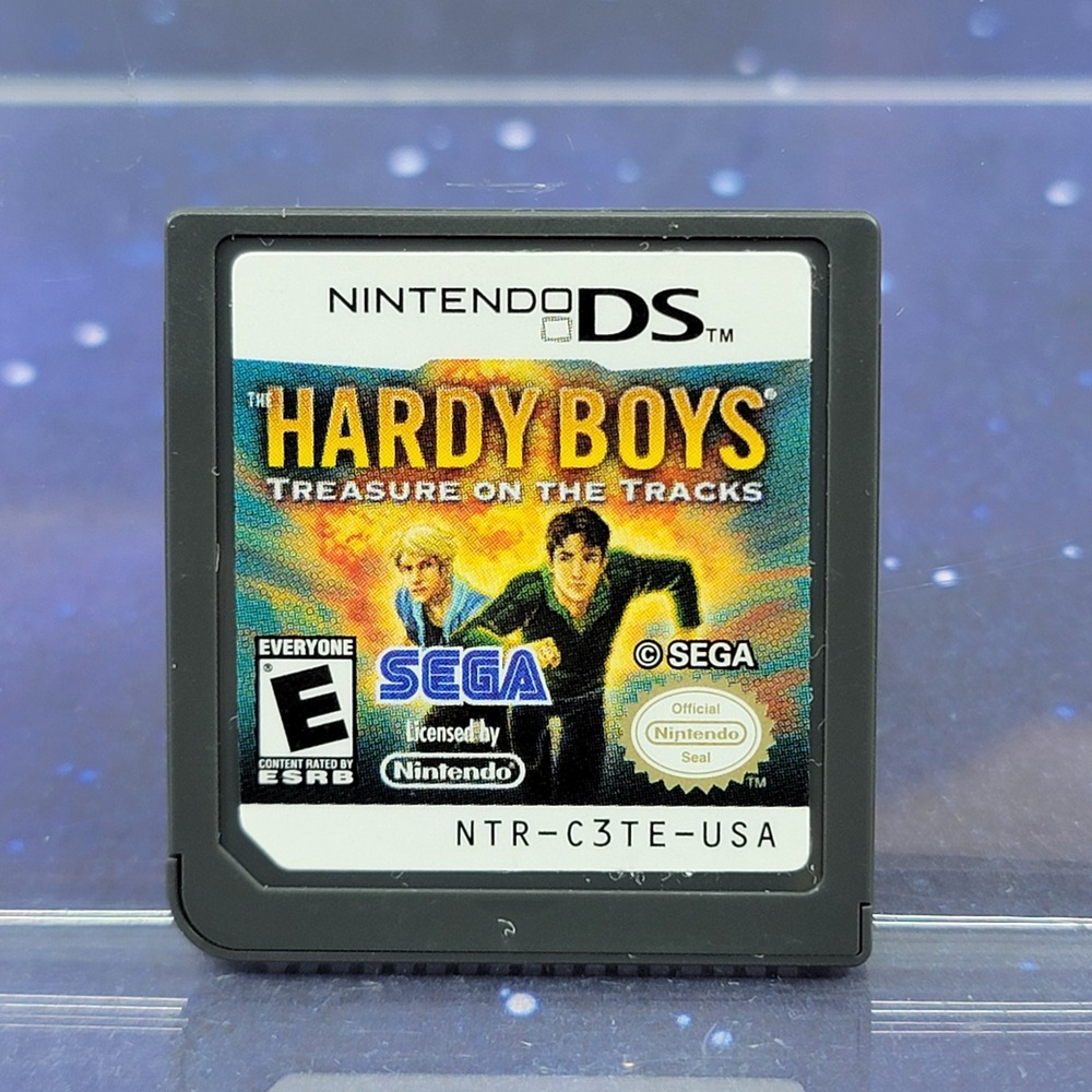 Hardy Boys Treasure on the Tracks Nintendo DS Game SEGA NTR-C3TE-USA Cartridge